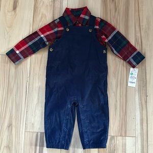 Carters boys overall set